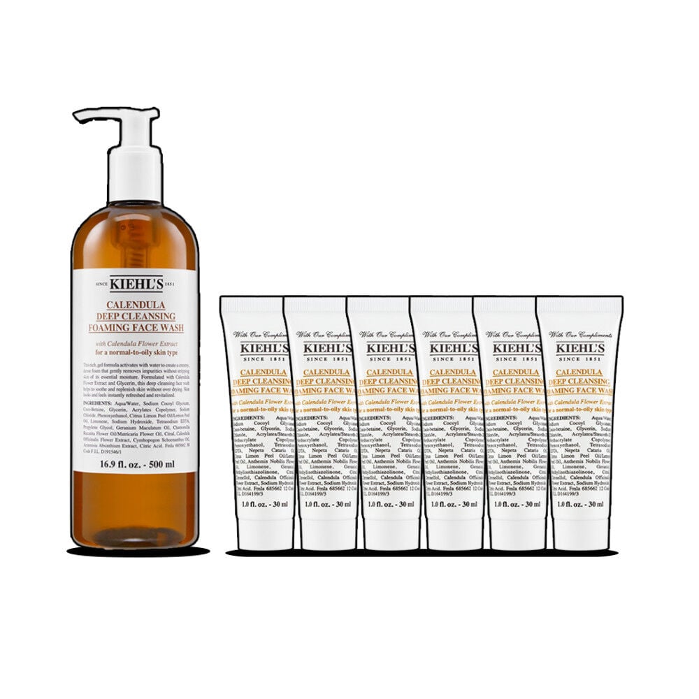 金盞花泡泡潔顏凝露500ml超級熱銷組(價值NT$4,286)