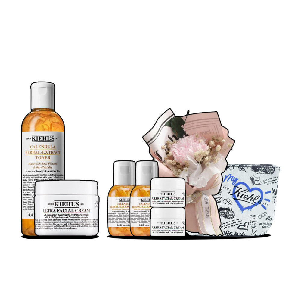 【情人節限定】金盞花水+保濕霜花禮(價值NT$4,790)