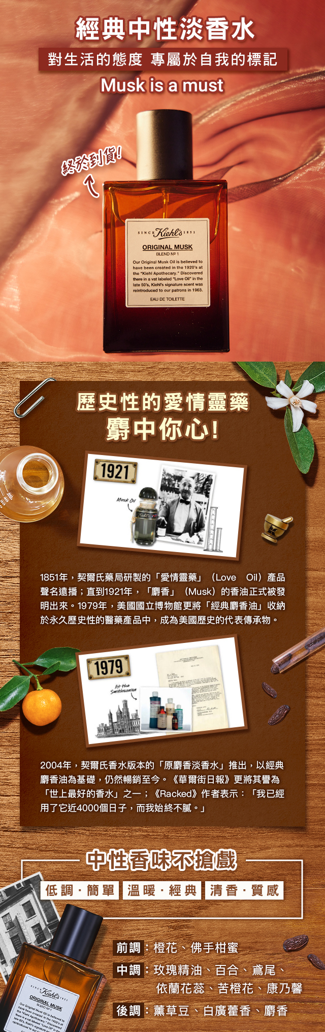 經典中性淡香水