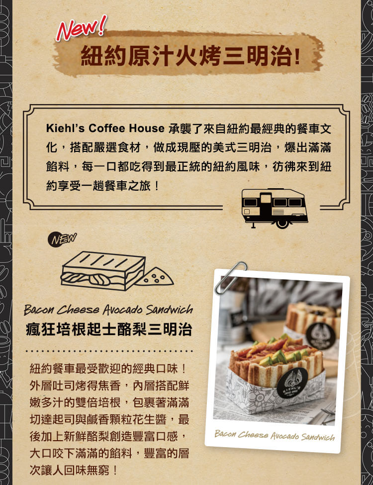 瘋狂培根起士酪梨三明治