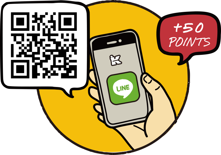 Line綁定專櫃顧問:立即掃描QRcode，綁定LINE官方帳號獲得50點