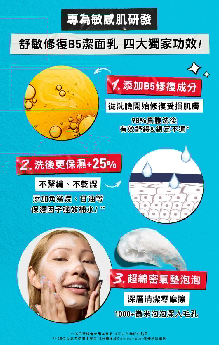 舒敏修復B5潔面乳