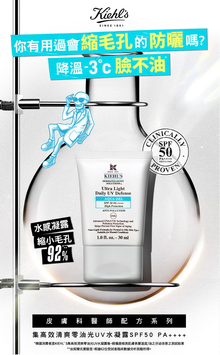 集高效清爽零油光UV水凝露SPF50 PA++++​