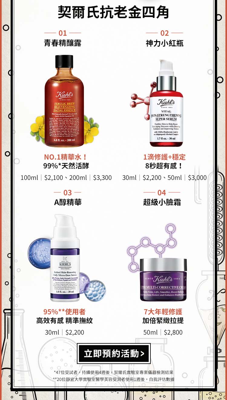 契爾氏抗老金四角