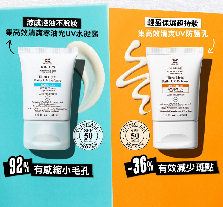 集高效清爽零油光UV水凝露SPF50 PA++++​