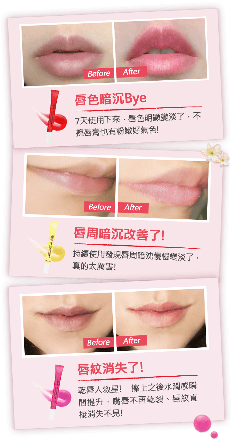 暗沉、乾裂、唇紋通通不見了 3大植萃成份 亮出櫻桃光