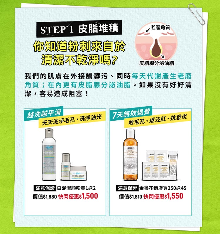 你知道痘痘來自於清潔不乾淨嗎?​
