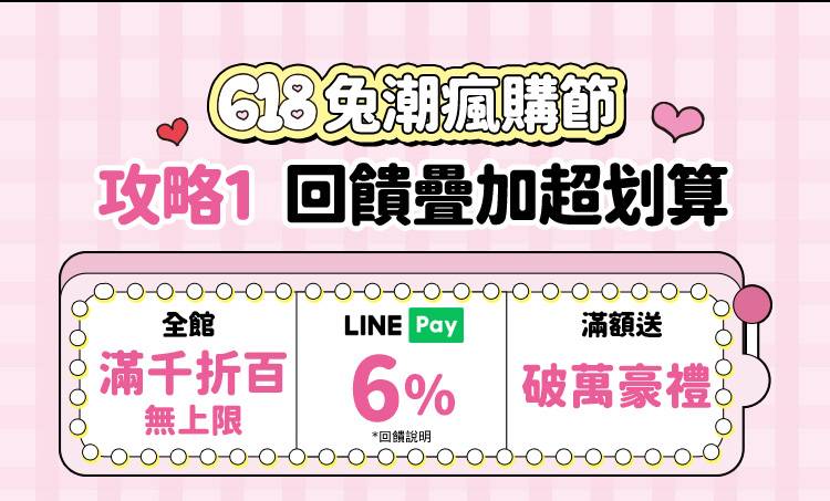 契爾氏 618兔潮瘋購節